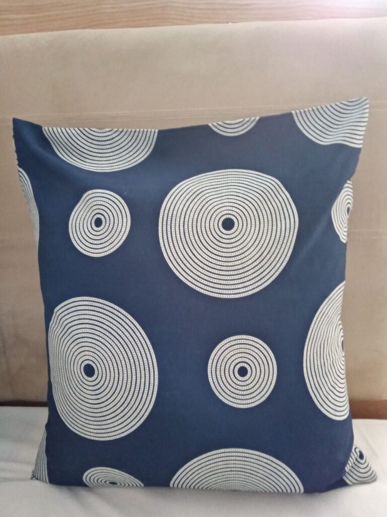 African Moon, Ankara soft cotton traditional Envelope Cushion cover